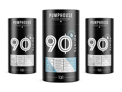 90 Points Rare & Exquisite coffee roast branding clever coffee coffee branding coffee label graphic design label label design lineart modern negative space number packaging packaging design stickers typographic