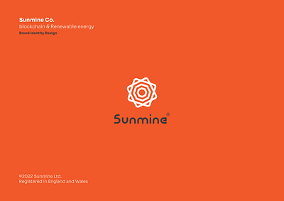 Brand identity Design Sunmine branding graphic design logo