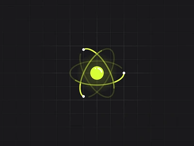 Atomic preloader animation 2d animation acid animated animation animtion atom atomic css design illustration loader loading orbit preloader rotating spinne svg svgator ui vector