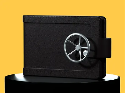 wallet, 3d illustration 3d branding design finance graphic design illustration ui