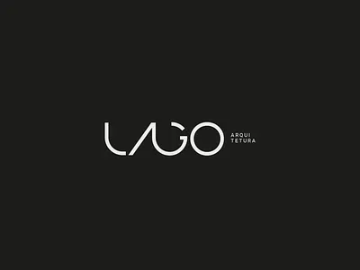 Lago architect logo architecure art direction black and white brand branding design lago logo logo design minimalist vector
