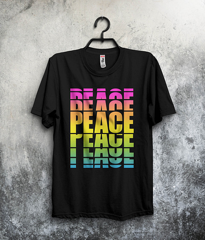 Peace T-shirt design design graphic design illustration tshirt design vector