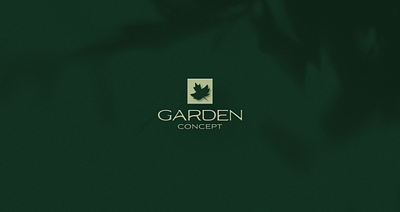 Garden Concept art direction brand branding concept design fashion brand fashion logo garden graphic design green logo logo design minimalist vector