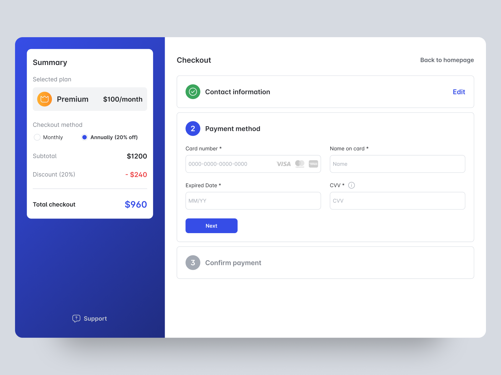 Checkout Concept UI Design By Thomas Duong On Dribbble