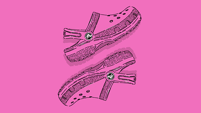 illustrations i did for kids foot locker #1 crocs design fashion graphic design illustration kidsfootlocker shoes sneakers vector
