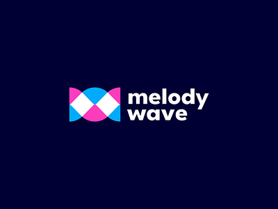 melody wave app icon branding creative logo designer melody modern music music branding musical logo musicallogo musicbrand musicidentity overly overly color logo tech logo technology wave wave logo