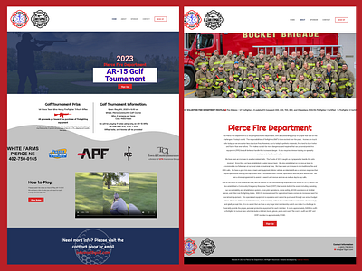 AR Golf Tournament - Elementor design elementor web design web develop wordpress