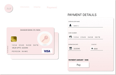 ATM Card atm design figma payment ui