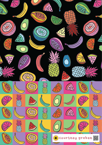 Surface Pattern Design by Courtney Graben for Surtex 2023. art design digital art illustration pattern surface design