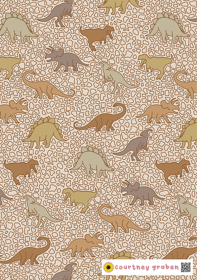 Surface Pattern Design by Courtney Graben for Surtex 2023. art design digital art illustration pattern surface design