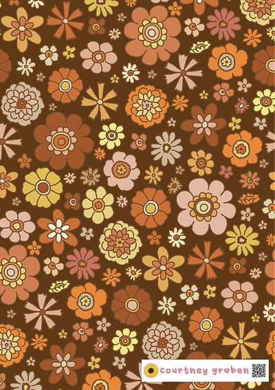 Surface Pattern Design by Courtney Graben for Surtex 2023. art design digital art illustration pattern surface design