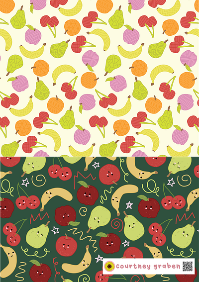 Surface Pattern Design by Courtney Graben for Surtex 2023. art design digital art illustration pattern surface design