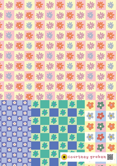 Surface Pattern Design by Courtney Graben for Surtex 2023. art design digital art illustration pattern surface design