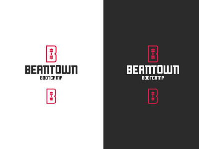 Beantown Bootcamp – Primary Logomark bootcamp brand identity branding design fitness graphic design gym logo training typography vector weights