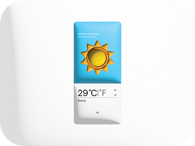 Weather App Screen build designdrug watchmegrow design ui ux