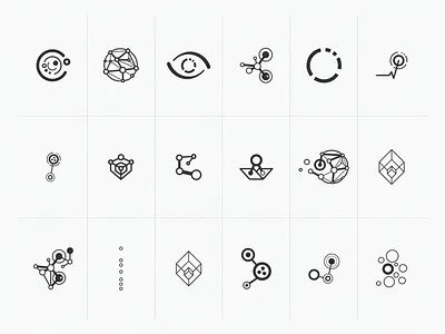 Preliminary Logomark Comps branding data graphic design logo vector vector art