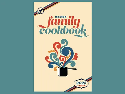 MaxFun Family Cookbook 2023 book design cookbook cookbook design design food illustration graphic design illustration vector vector illustration