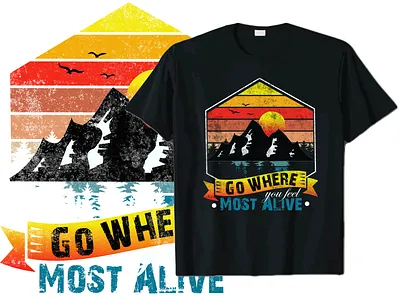 Adventure T-shirt Design Template adventure adventure t shirt design appreal dad design father day graphic design hiking logo mom mountain new design 2023 new tee retro summer sunset surfing t shirt design trend vintage