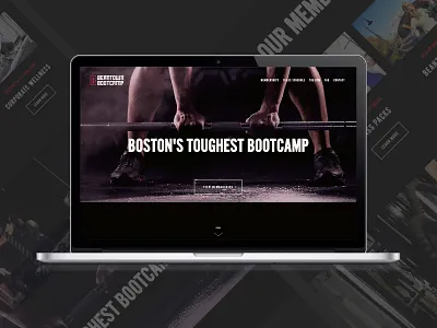 Beantown Bootcamp – Gym Website athlete brand identity branding design fitness fitness center graphic design gym squarespace strength training typography ui website design wellness