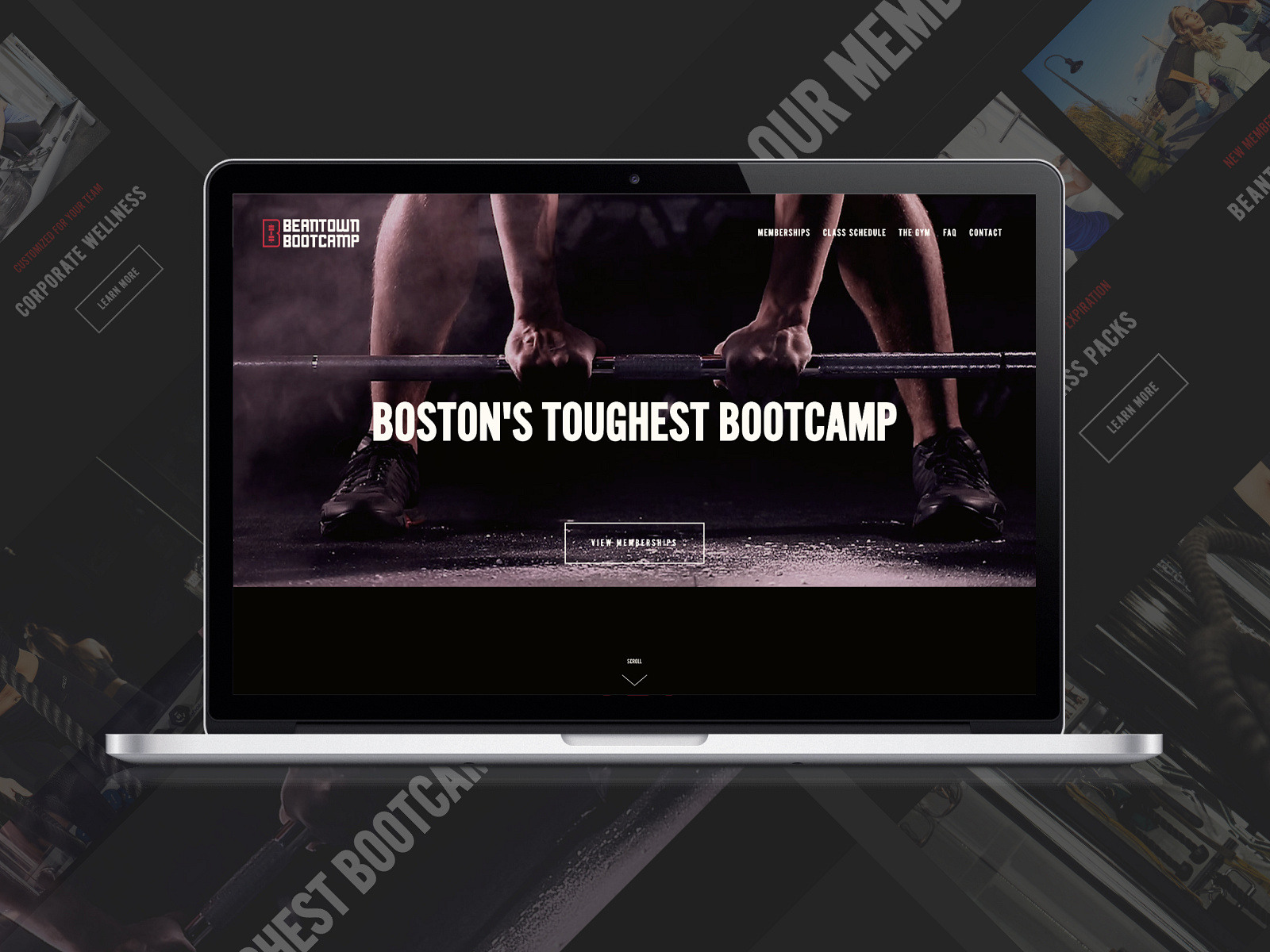 Beantown Bootcamp – Gym Website by Christopher Santoro on Dribbble
