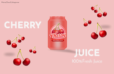 CherryJuice 3d design illustration ui