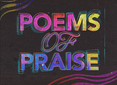 Psalms Sermon Series Design church colorful lively movement photoshop psalm sermon sermon series texture typography vibrant