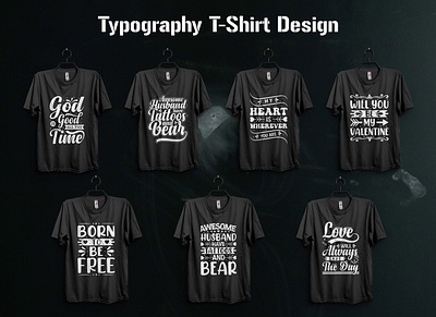 Typography T-Shirt Design adobe illustrator design graphic design simple t shirt t shirt design typography t shirt design