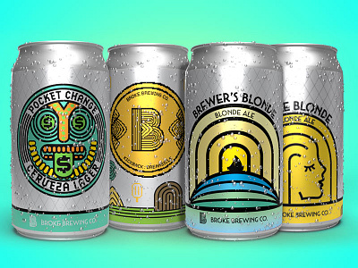 Brewery Can Designs beer beer can branding brewery craftbeer graphic design illustration