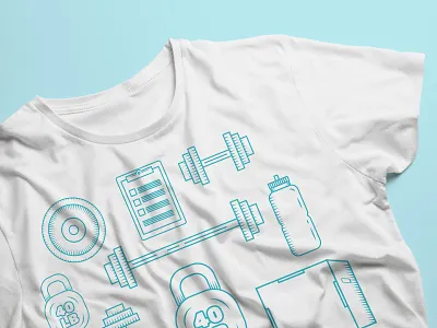 Pioneer Valley CrossFit – Illustrations & Apparel Design brand identity branding crossfit design fitness fitness branding graphic design gym gym branding illustration print strength typography vector weights