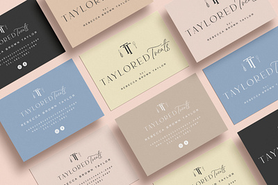 Taylored Treats Branding - Business Card Design branddesign branding businesscard businesscarddesign