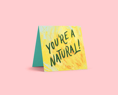 Greeting card greeting card hand lettering illustration