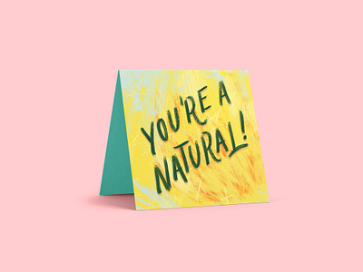 Greeting card greeting card hand lettering illustration