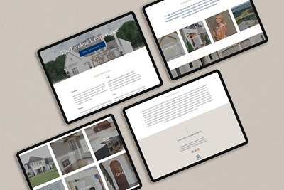Landmark Properties Branding - Web Design Tablet branddesign branding responsivedesign webdesign websitedesign