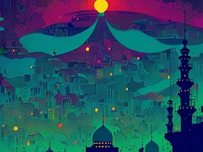 Ramadan 2023 ai aiart art artificialintelligence design entergalactic kaiber