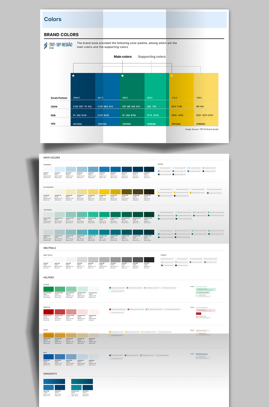 Design System - Colors by Larissa Lima on Dribbble