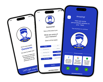 Concierto (iOS App) branding design ios iphone 14 pro logo ui