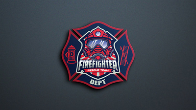 Firefighter Logo design expert firefighter firefighter logo graphic design high quality illustration logo logo design modern unique vector
