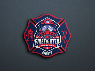 Firefighter Logo design expert firefighter firefighter logo graphic design high quality illustration logo logo design modern unique vector