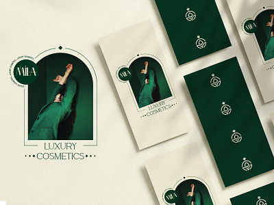 Logo design for Mila luxury cosmetics store | PosterDesign advertising advertisingdesign art branding carddesign design flyerdesign logo logotype mockupdesign photoshop photoshopdesign poster posterdesign socialmedia socialmediadesign