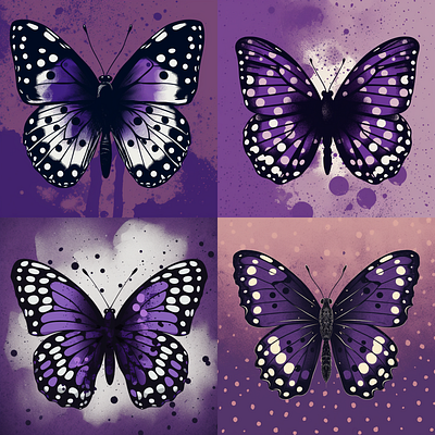 Purple Rain ai illustration midjourney
