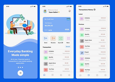 Your Home Banking 🤩 banking graphic design ui