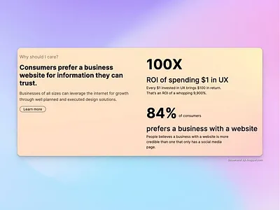 Information Section - Design Agency Website branding design frontend graphic design illustration logo ui ux vector webdesign