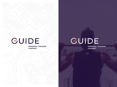 Guide Personal Training Company – Primary Logomark brand identity branding design fitness graphic design gym gym branding health logo personal training strength strength training typography vector weights