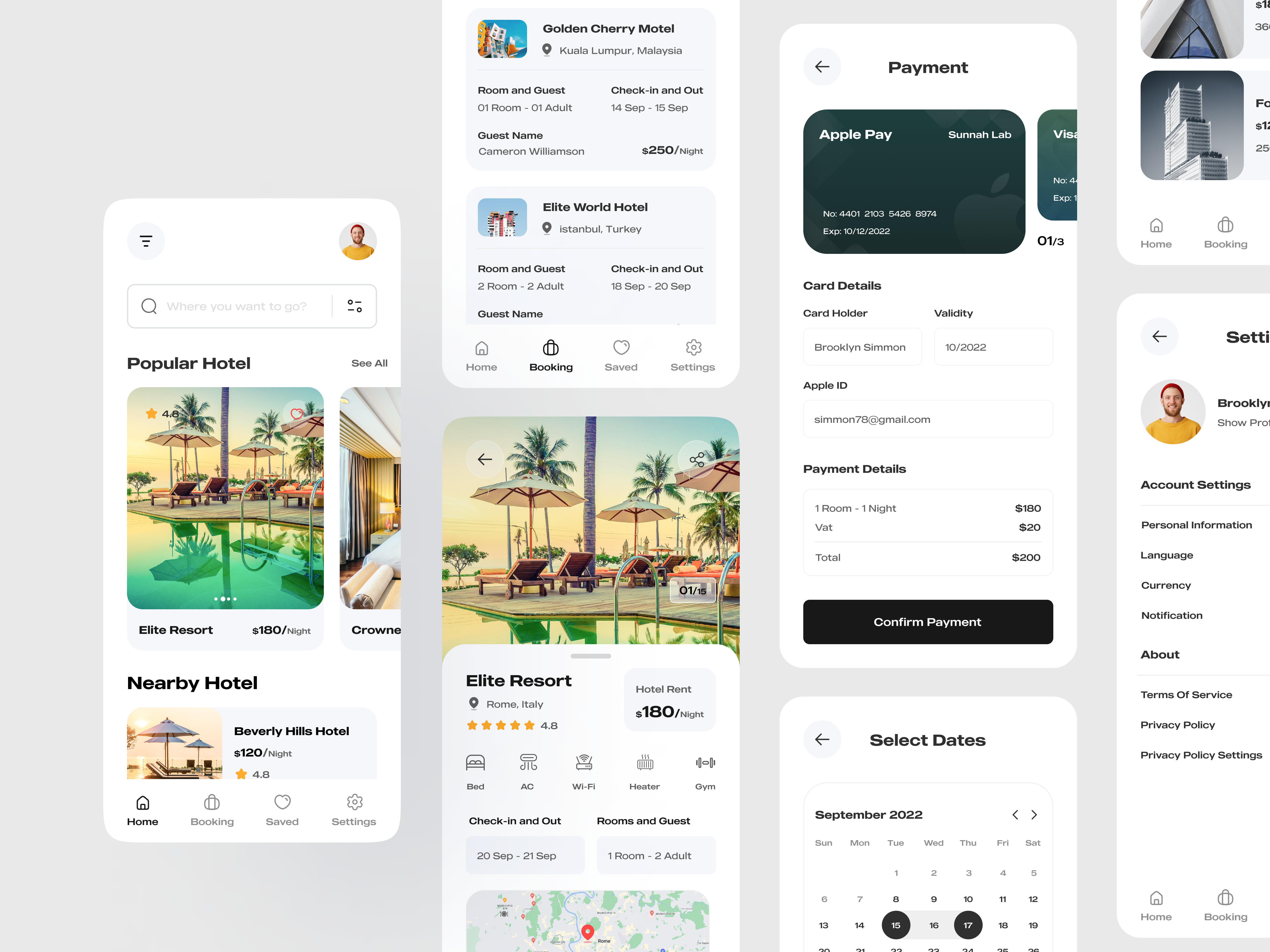 Example of Mobile App Design (UX/UI)