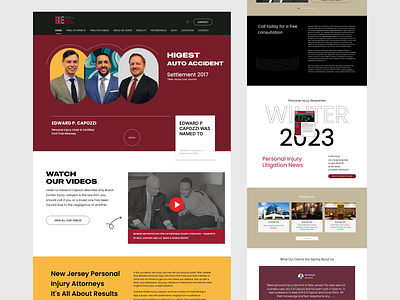 Lawyers Website design clean design lawyer lawyer web lawyers website design minimal minimal lawyer ui website lawyers