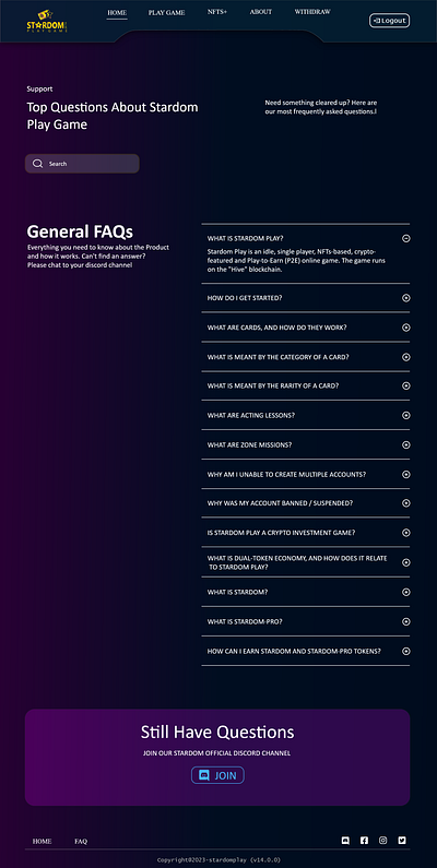 FAQ page Ui Design branding design graphic design illustration ui