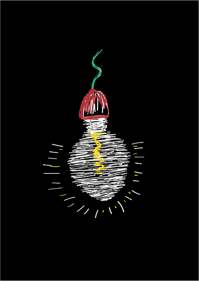 light in darkness design graphic design illustration
