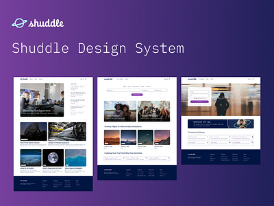 Shuddle Design System Case Study