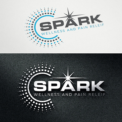 Spark Wellness And Pain Releif logo logo design spark wellness and pain releif