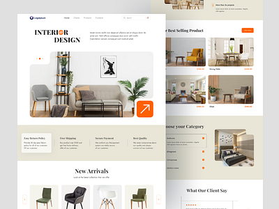 Aesthetic Furniture and Home Decors by Jahid Hasan on Dribbble